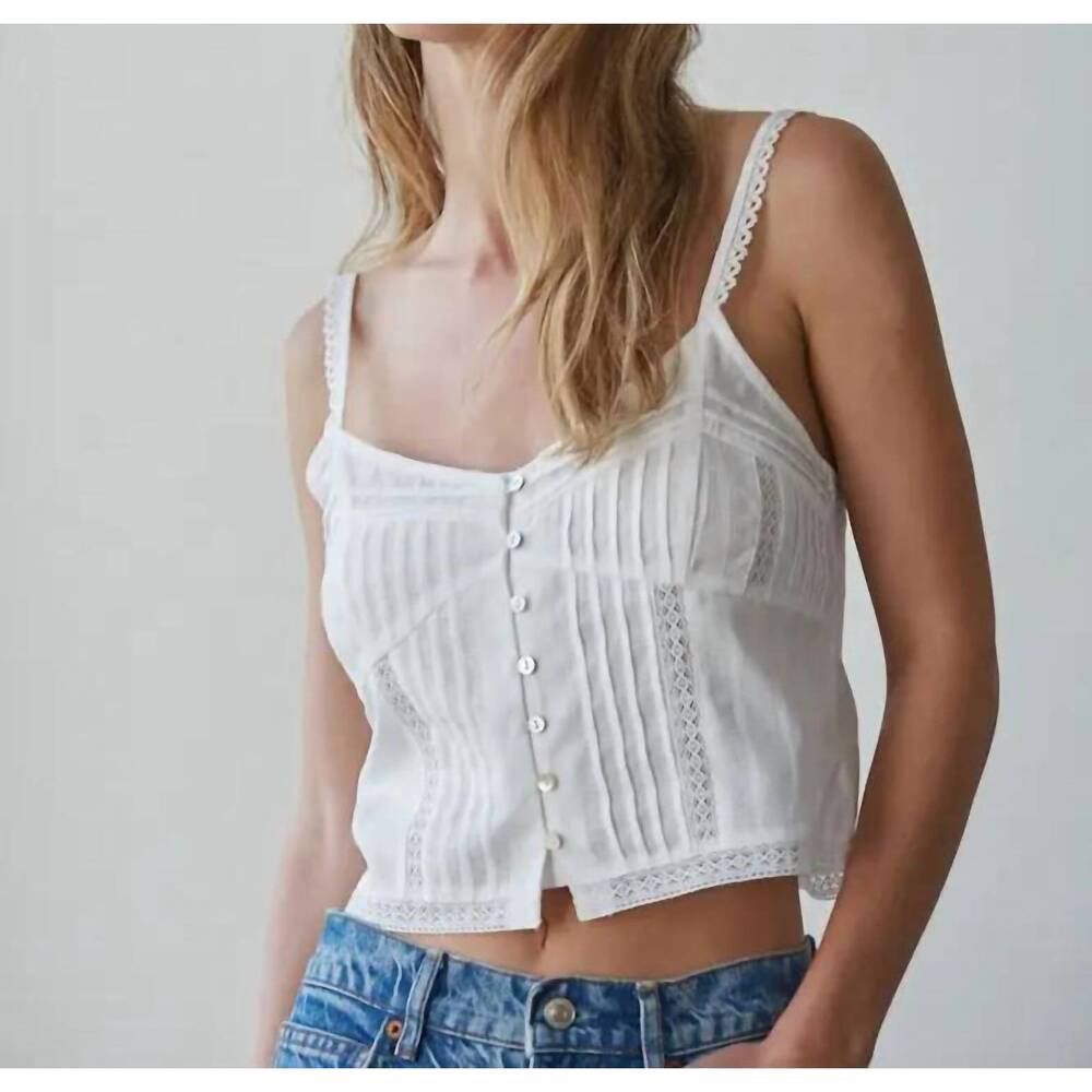 NEW BY TOGETHER lindy cami top in white